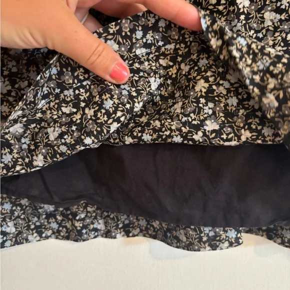 Free People Floral Puff Sleeve Mini Dress - Picture 6 of 10